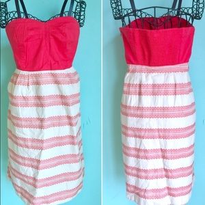 {Anthropologie} - Maeve Coral Dress